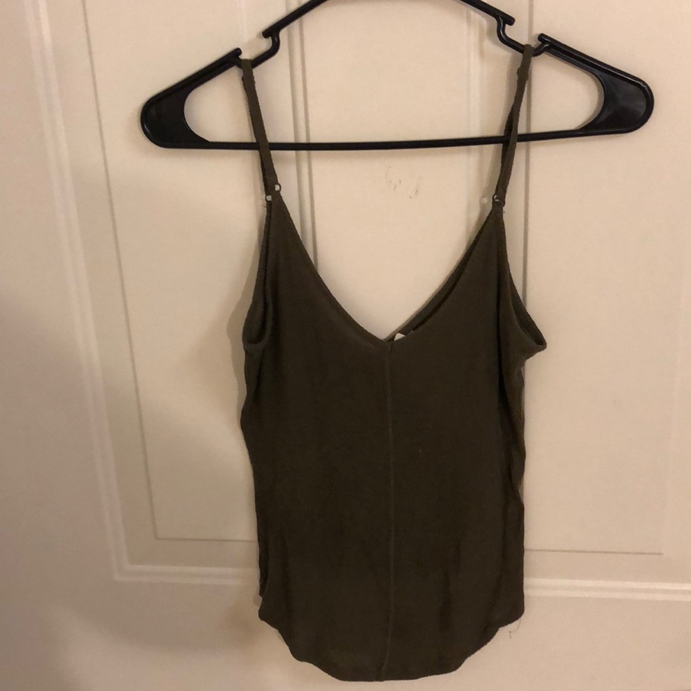 Olive tank top